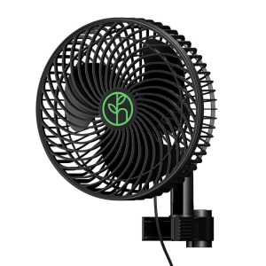 Herbgarden 10W 3-speed fi 150mm - wentylator mieszający z klipsem I ocylacją