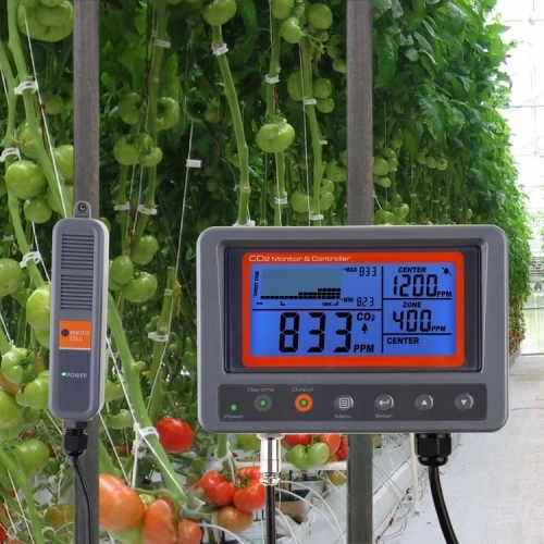 Elektroniczny monitor - miernik i kontroler CO₂