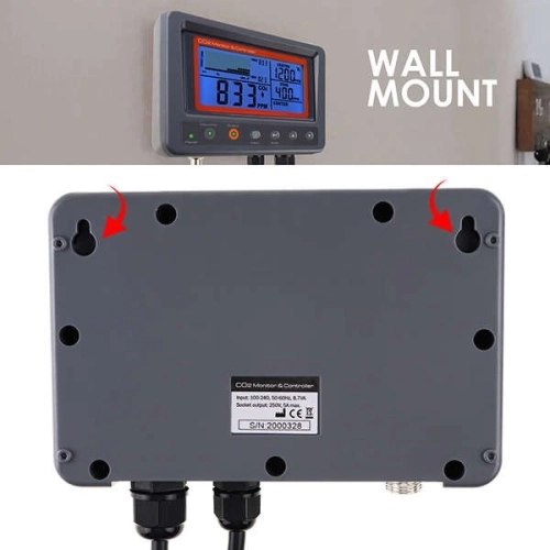 Elektroniczny monitor - miernik i kontroler CO₂