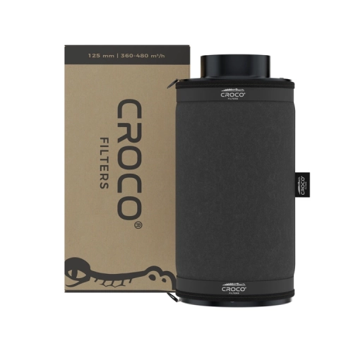 Croco Filters Black 360-480 m³/h fi 125mm - filtr węglowy do neutralizacji zapachów