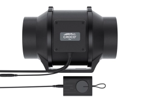 Croco Fan EC BF-125 - wentylator kanałowy + kontroler obrotów 125mm 485m^/h
