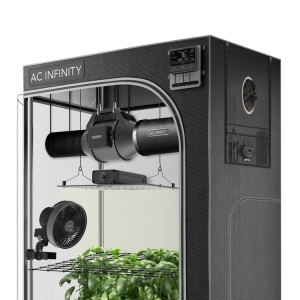 Zestaw uprawowy growbox AC Infinity 90x90x180 cm - gotowy zestaw do uprawy z wentylacją, filtrem i lampą LED FULL SPECTRUM 240W LM301H