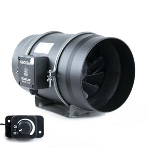Wentylator kanałowy Good Fan Potencjometr 1400m3/h FI200mm