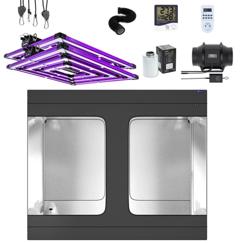Growbox zestaw uprawowy Galaxyfarm Luna Lite 240x120x200cm + LED Lumatek ATS 300W PRO