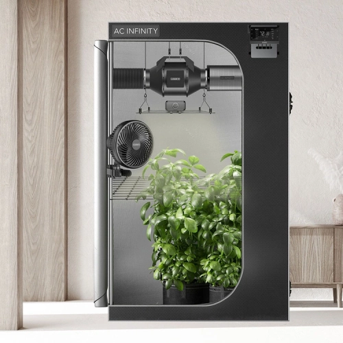 Growbox AC Infinity AI+ 90x90x180 cm – kompletny zestaw uprawowy 260W LED, wentylacja 150 mm, Controller AI+