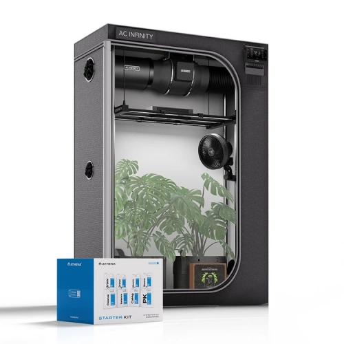 Growbox AC Infinity AI+ 120x60x180 cm – zestaw uprawowy 220W LED + Athena Blended Line 8x946ml