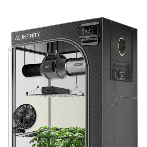 Growbox AC Infinity AI+ 120x60x180 cm – zestaw uprawowy 220W LED + Athena Blended Line 8x946ml