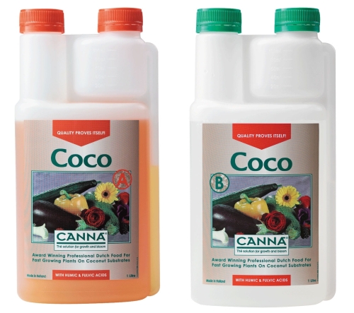 Nawóz Canna Coco A+B 10L - odżywka bazowa do uprawy w kokosie
