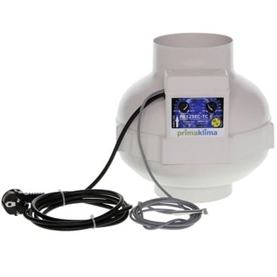 Wentylator promieniowy PK125EC Temp Control 680 m3/h